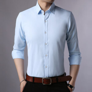 Spring New Men'S Shirts, Casual Cotton Men'S Shirts, Stylish Slim Fit