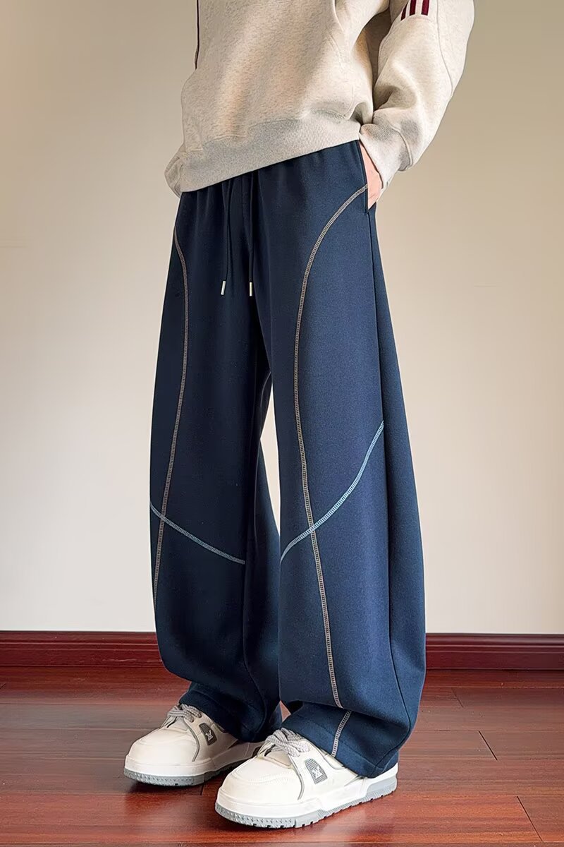 Men's Cyan Scimitar Bottom Sweatpants - Image 4