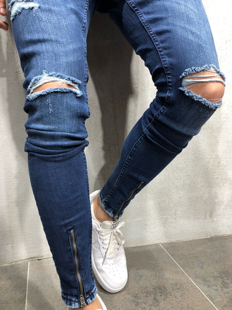 Men's ripped jeans - Image 2