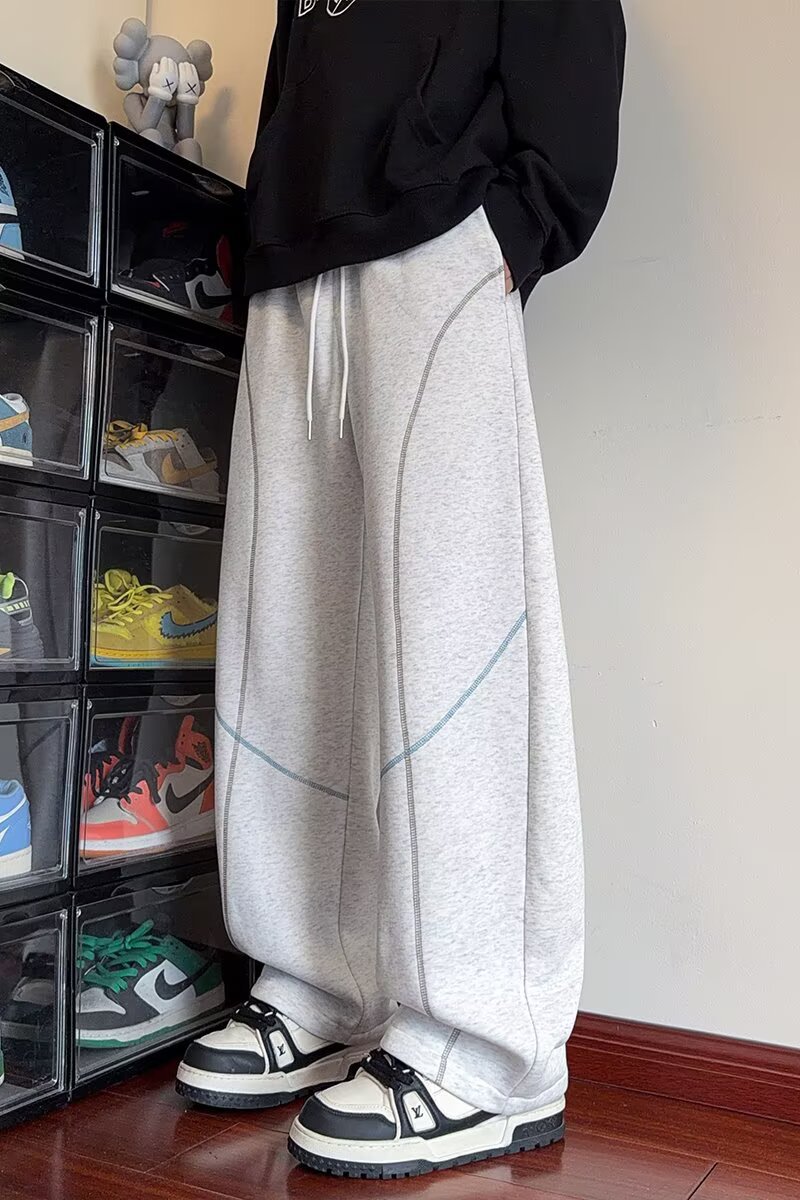 Men's Cyan Scimitar Bottom Sweatpants - Image 5